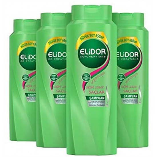 Elidor Saglikli Uzayan Saclar 650ml X4 Yz13